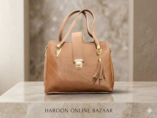 Premium Leather Style Tote Shoulder Bag”